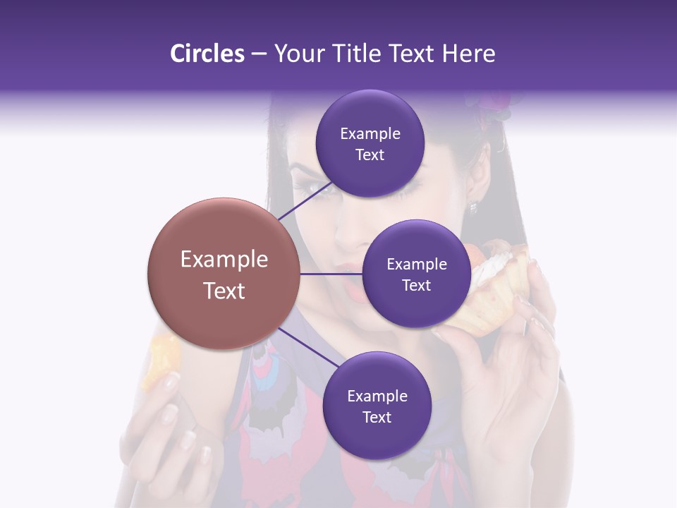 Portrait Fashion Teenagers PowerPoint Template