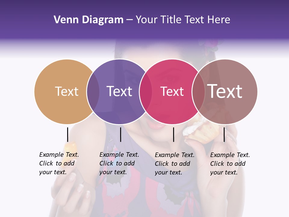 Portrait Fashion Teenagers PowerPoint Template