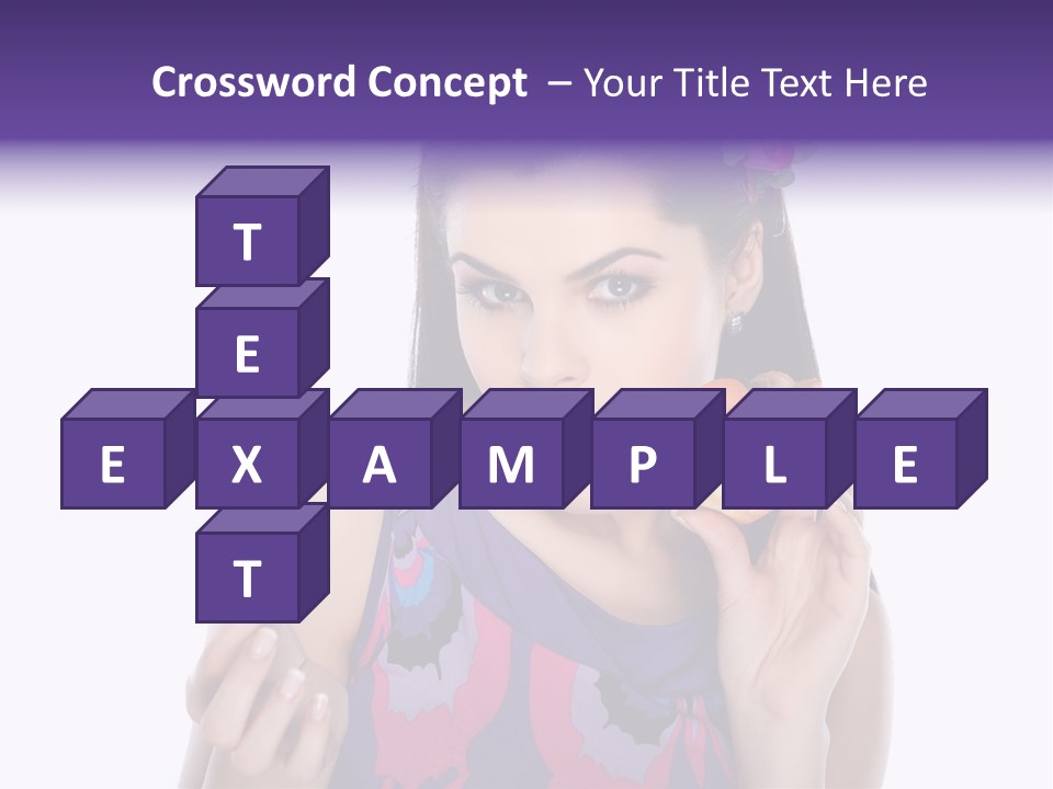 Portrait Fashion Teenagers PowerPoint Template