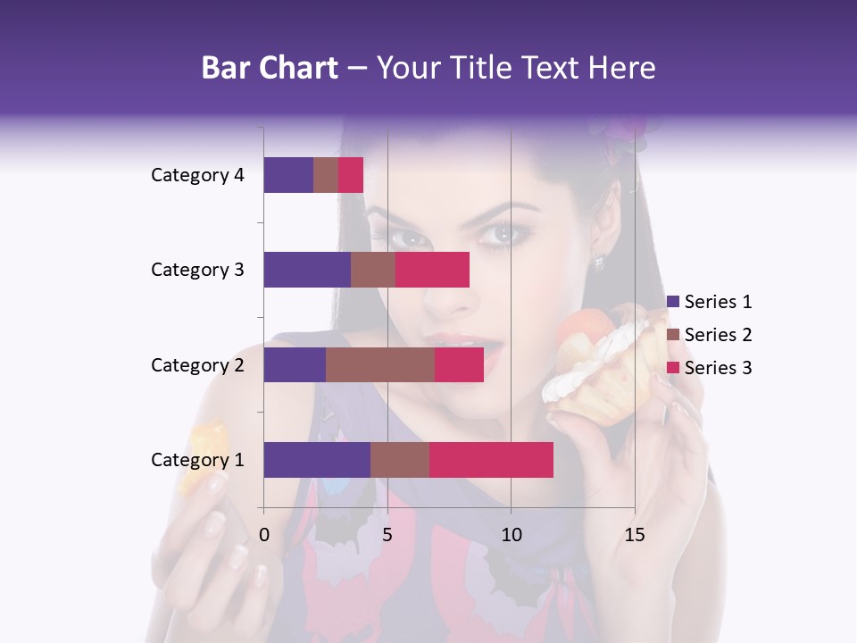 Portrait Fashion Teenagers PowerPoint Template