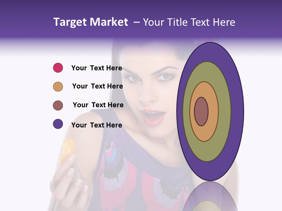 Portrait Fashion Teenagers PowerPoint Template