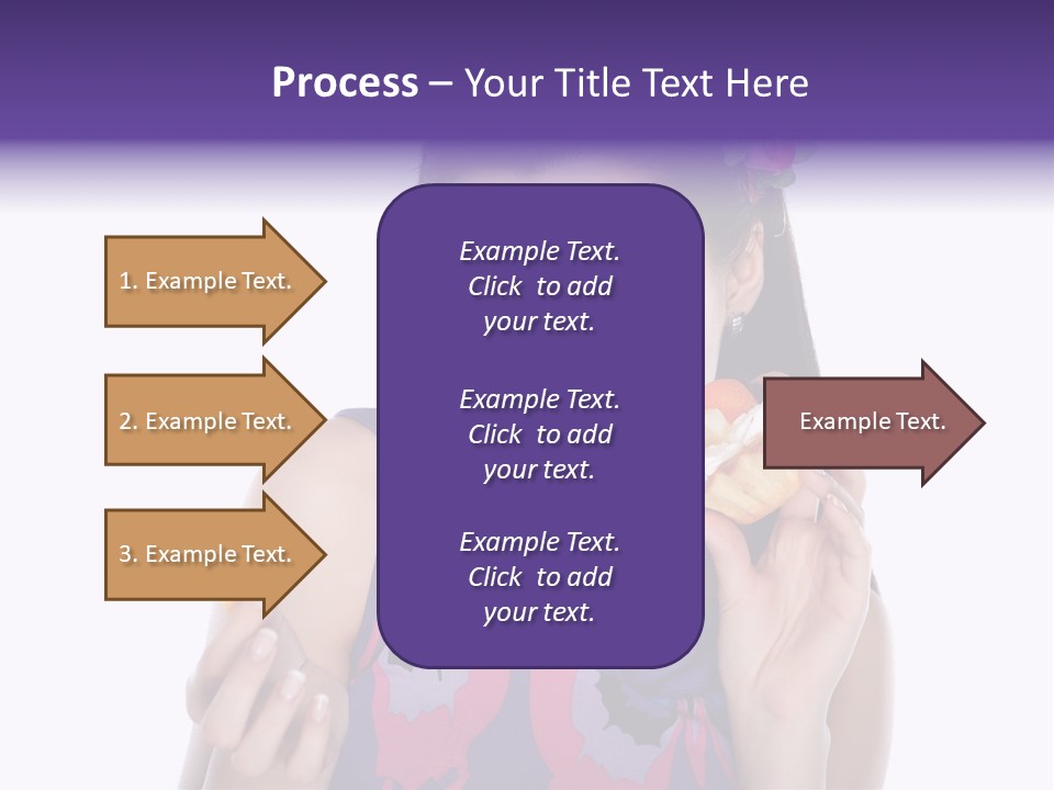 Portrait Fashion Teenagers PowerPoint Template