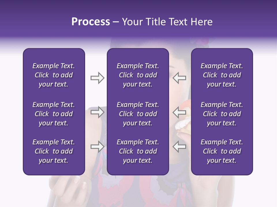 Portrait Fashion Teenagers PowerPoint Template