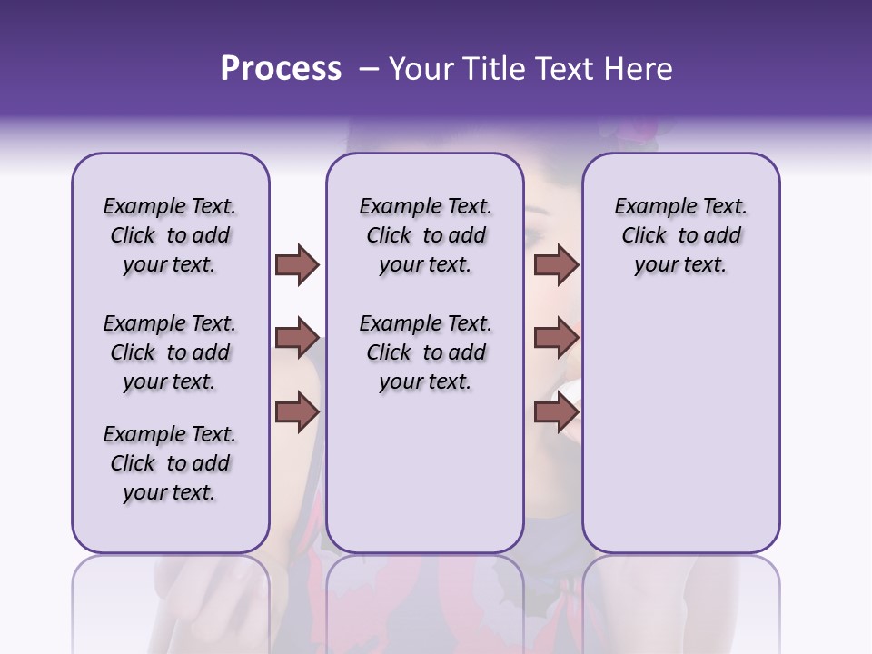 Portrait Fashion Teenagers PowerPoint Template