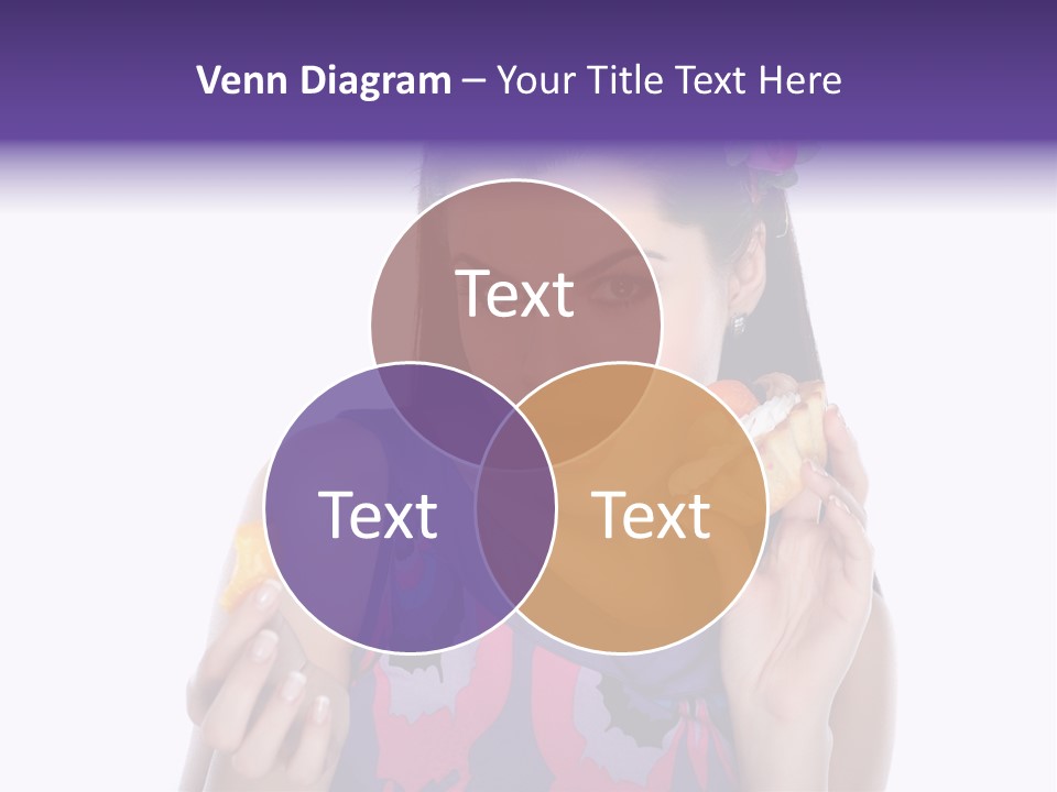 Portrait Fashion Teenagers PowerPoint Template