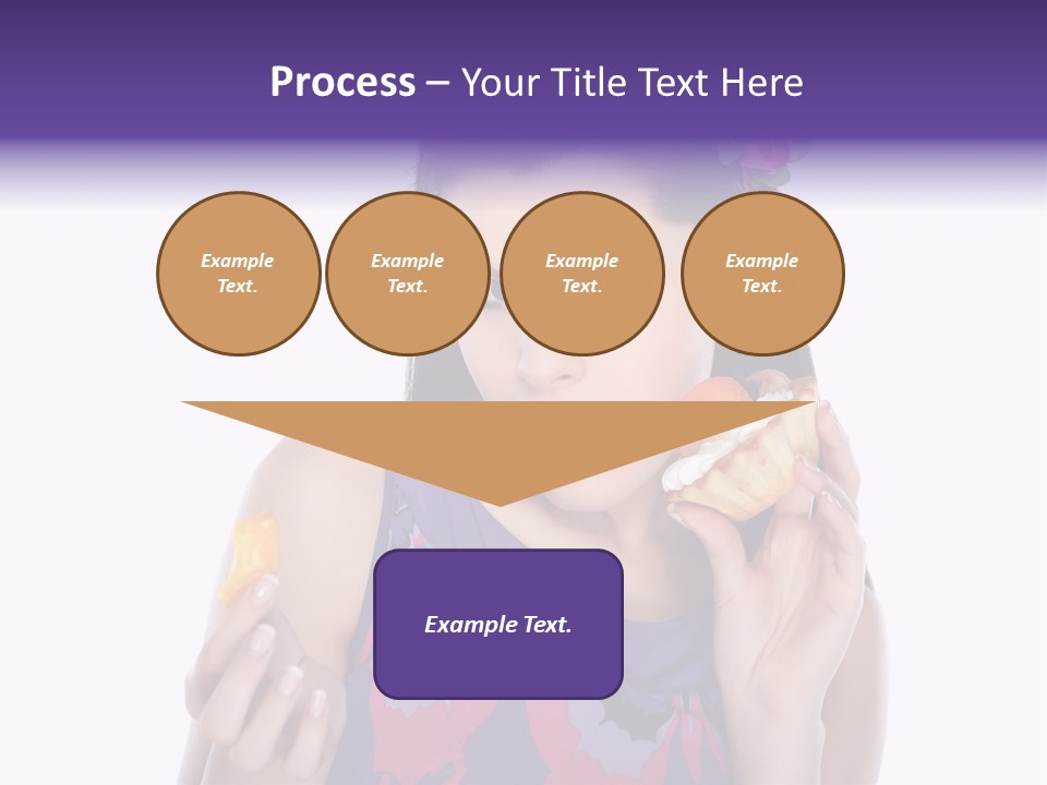 Portrait Fashion Teenagers PowerPoint Template