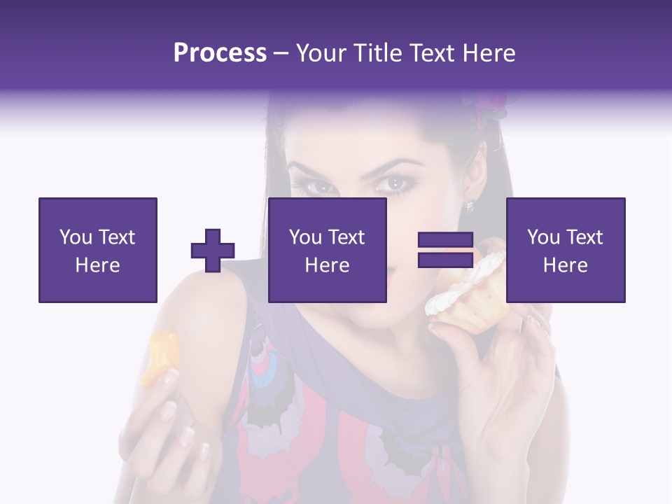 Portrait Fashion Teenagers PowerPoint Template