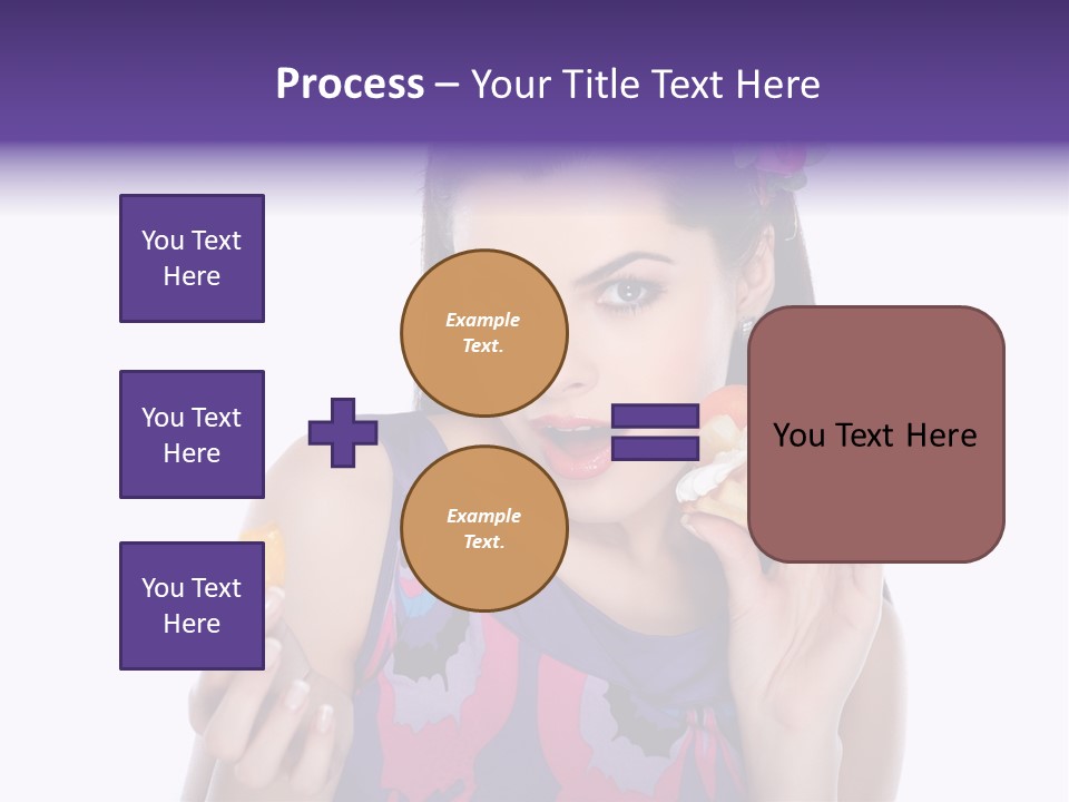 Portrait Fashion Teenagers PowerPoint Template