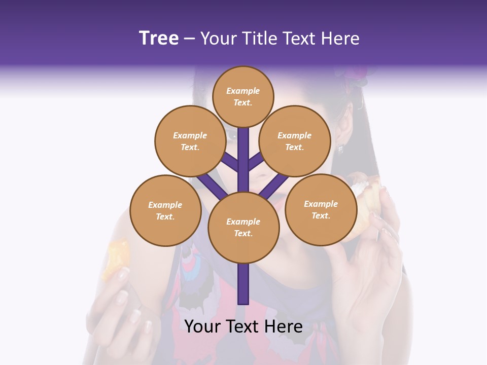 Portrait Fashion Teenagers PowerPoint Template