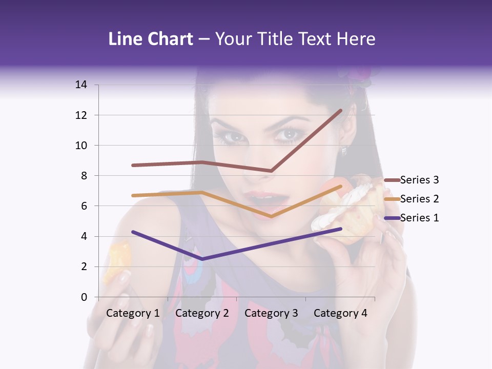 Portrait Fashion Teenagers PowerPoint Template