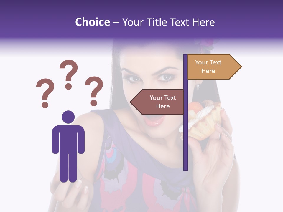 Portrait Fashion Teenagers PowerPoint Template