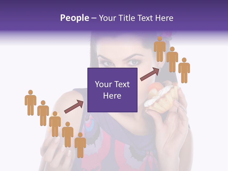 Portrait Fashion Teenagers PowerPoint Template