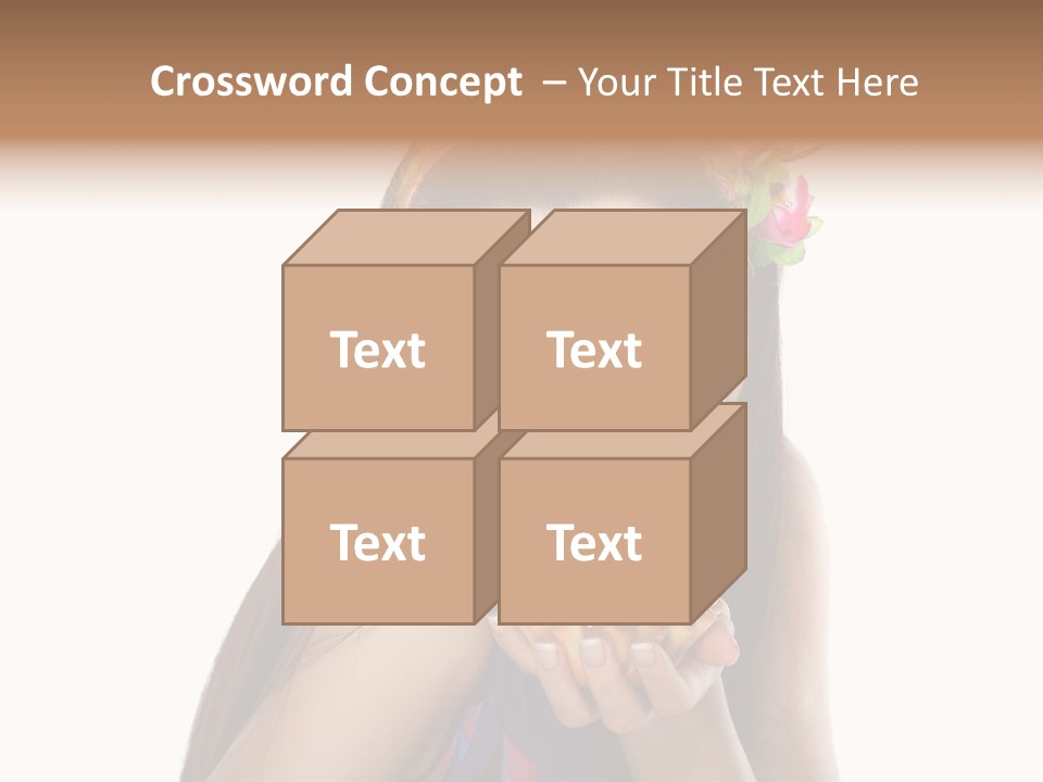 Long Female Fashion PowerPoint Template