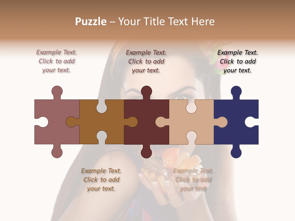 Long Female Fashion PowerPoint Template