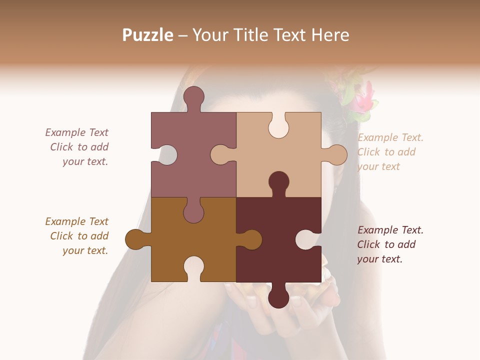 Long Female Fashion PowerPoint Template