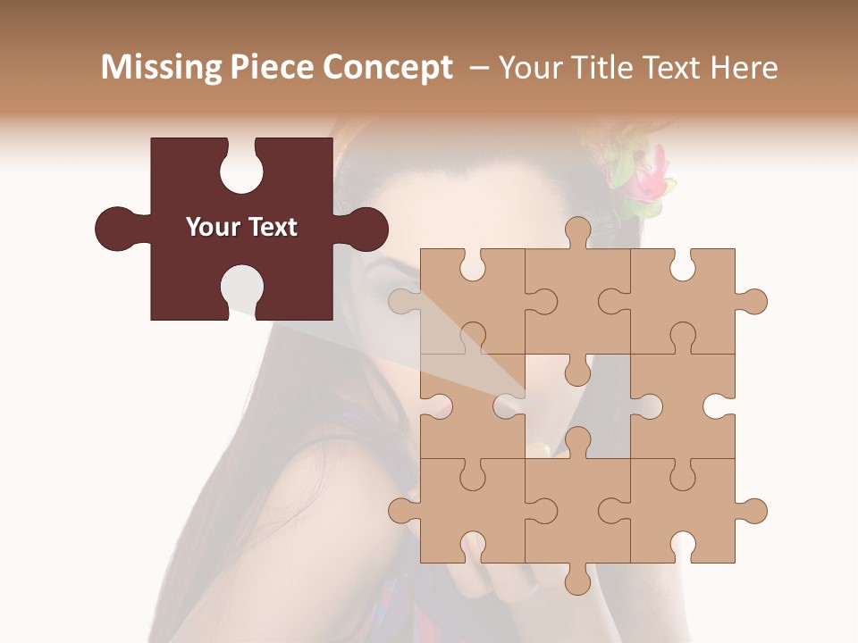 Long Female Fashion PowerPoint Template