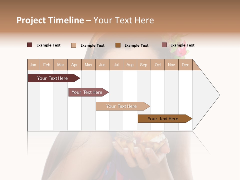 Long Female Fashion PowerPoint Template