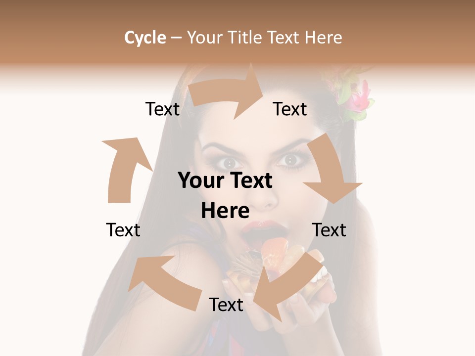 Long Female Fashion PowerPoint Template