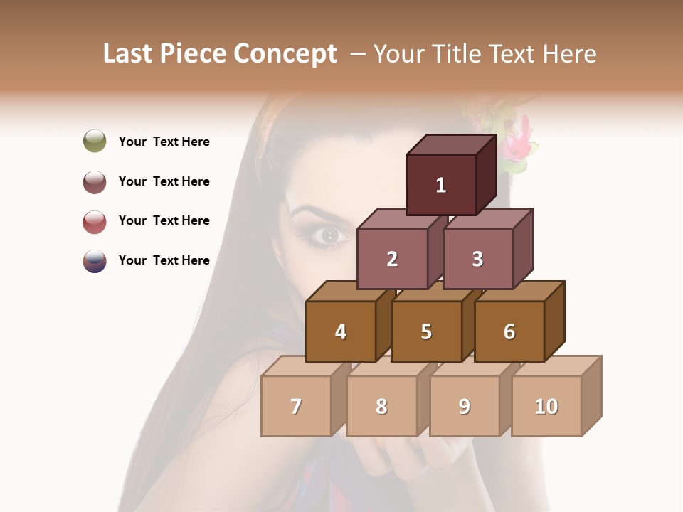 Long Female Fashion PowerPoint Template