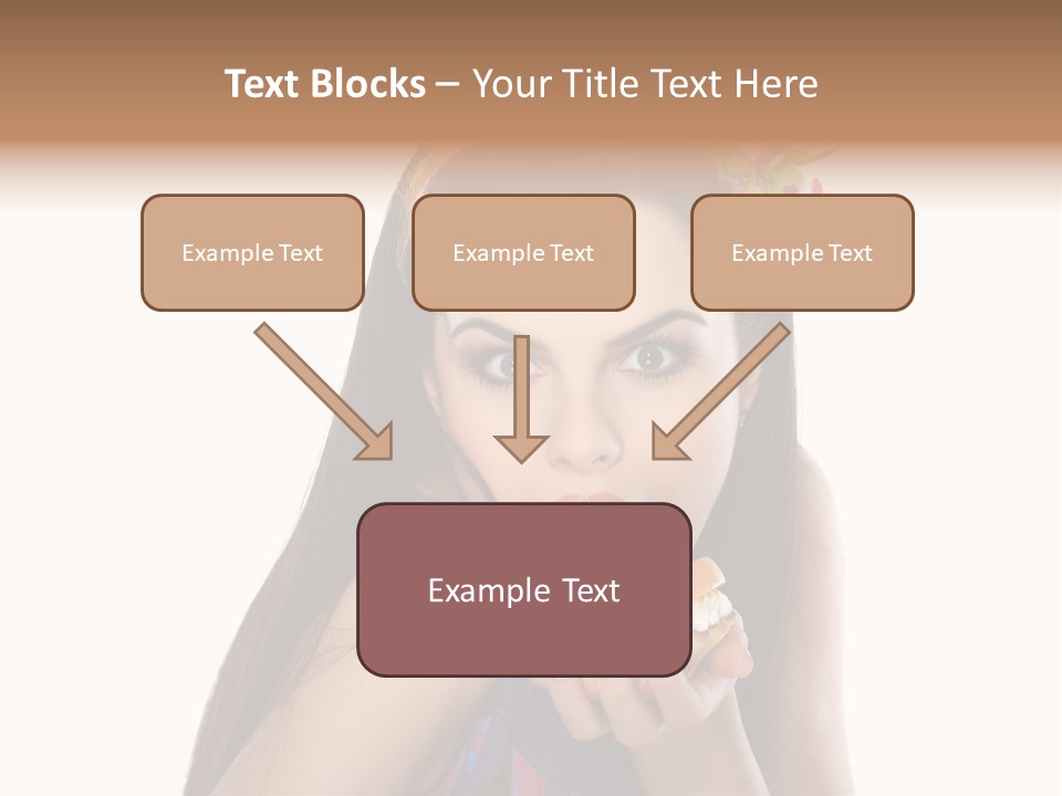 Long Female Fashion PowerPoint Template