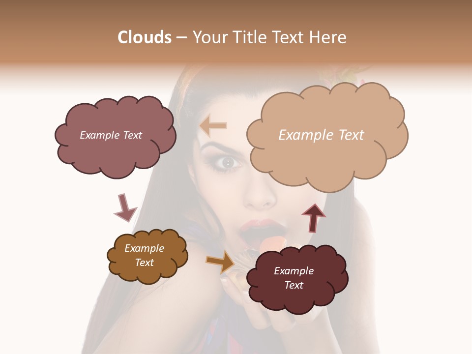 Long Female Fashion PowerPoint Template