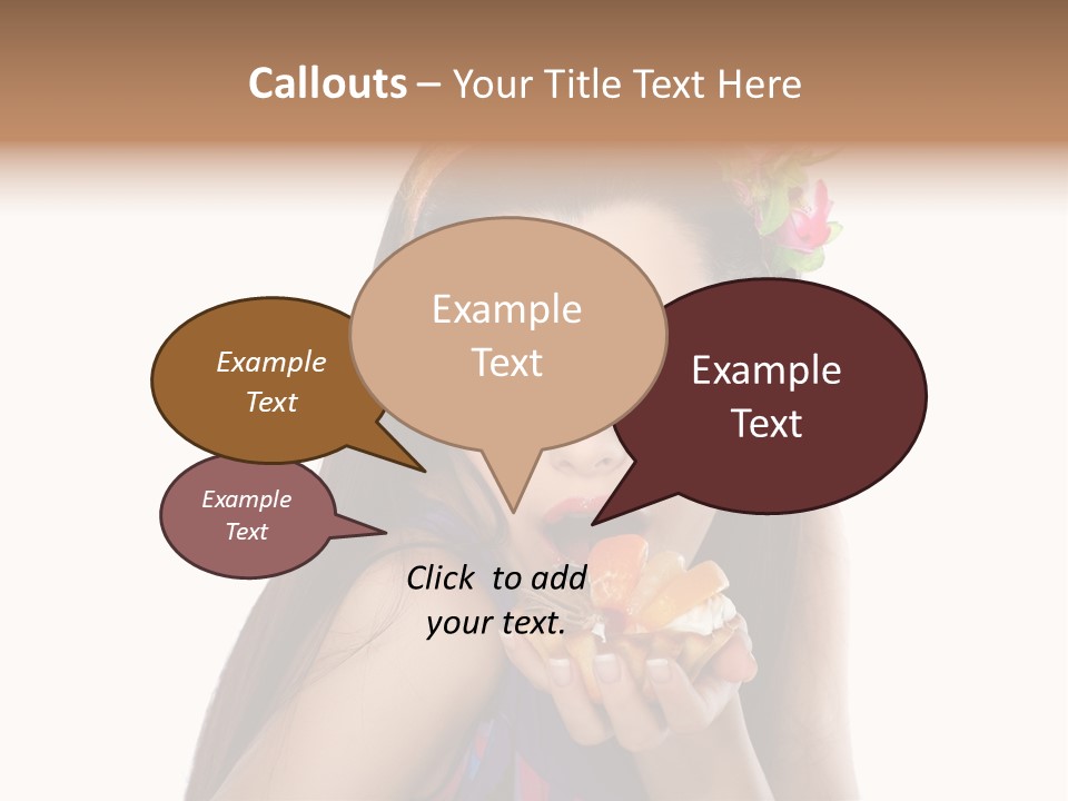 Long Female Fashion PowerPoint Template