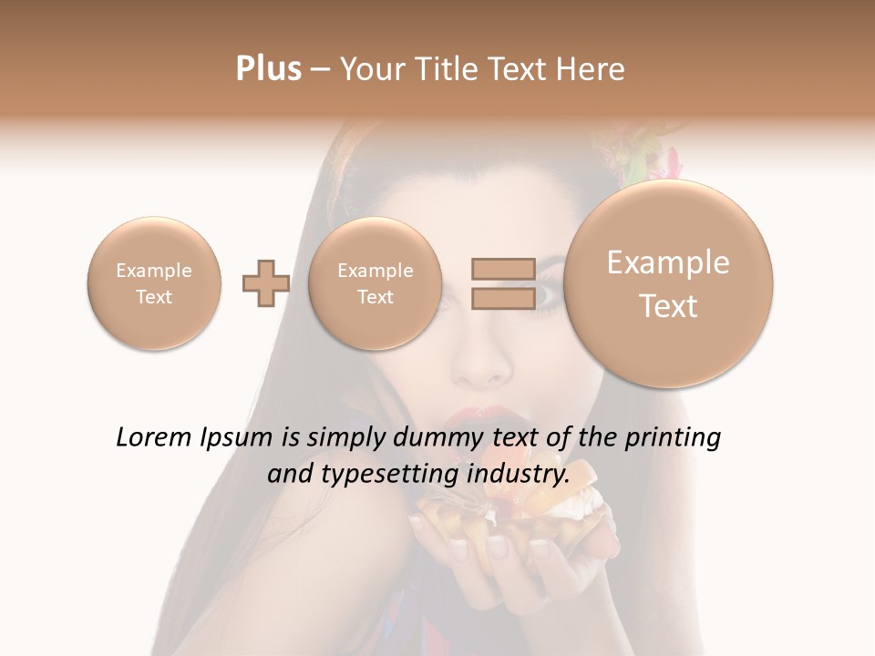 Long Female Fashion PowerPoint Template