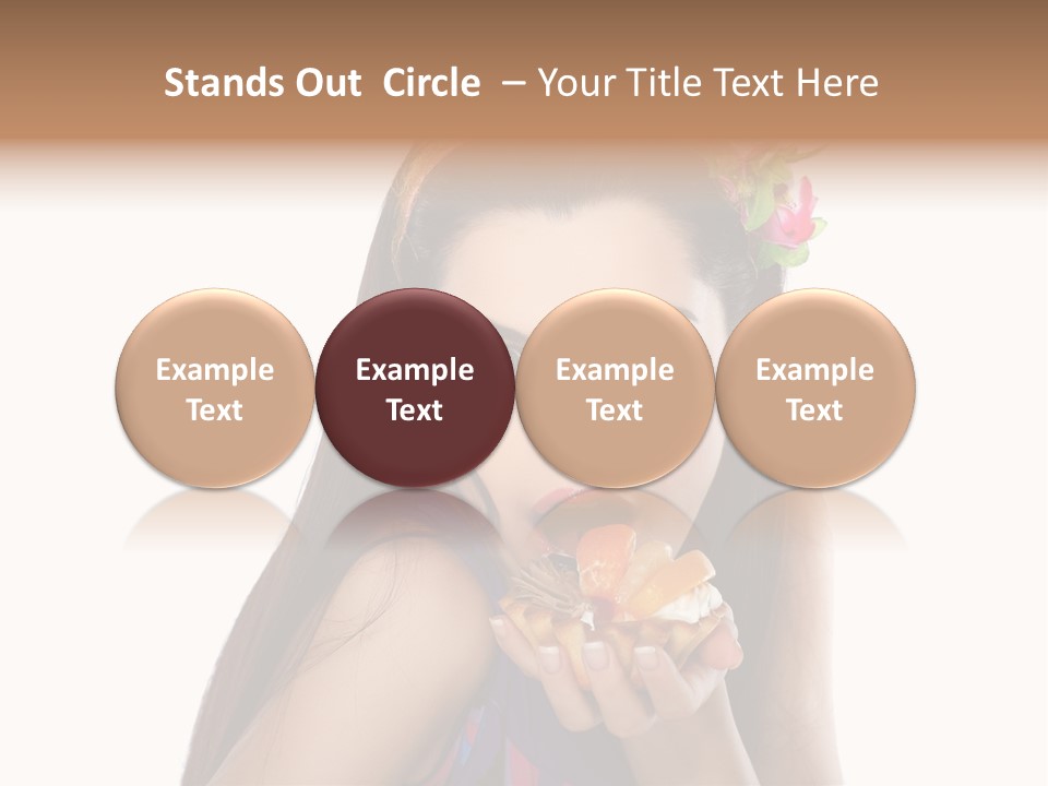 Long Female Fashion PowerPoint Template