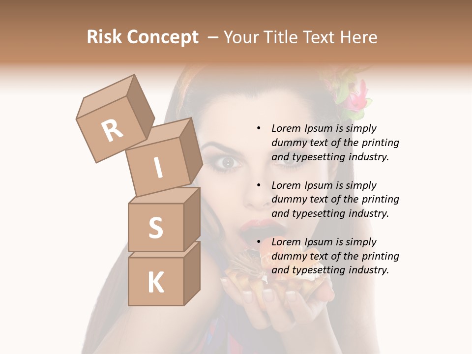 Long Female Fashion PowerPoint Template