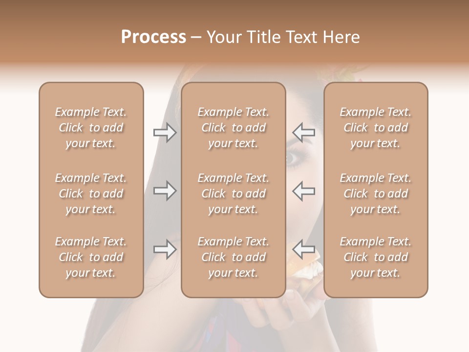 Long Female Fashion PowerPoint Template