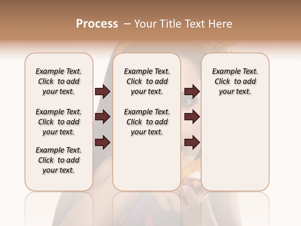 Long Female Fashion PowerPoint Template