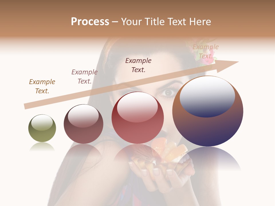 Long Female Fashion PowerPoint Template