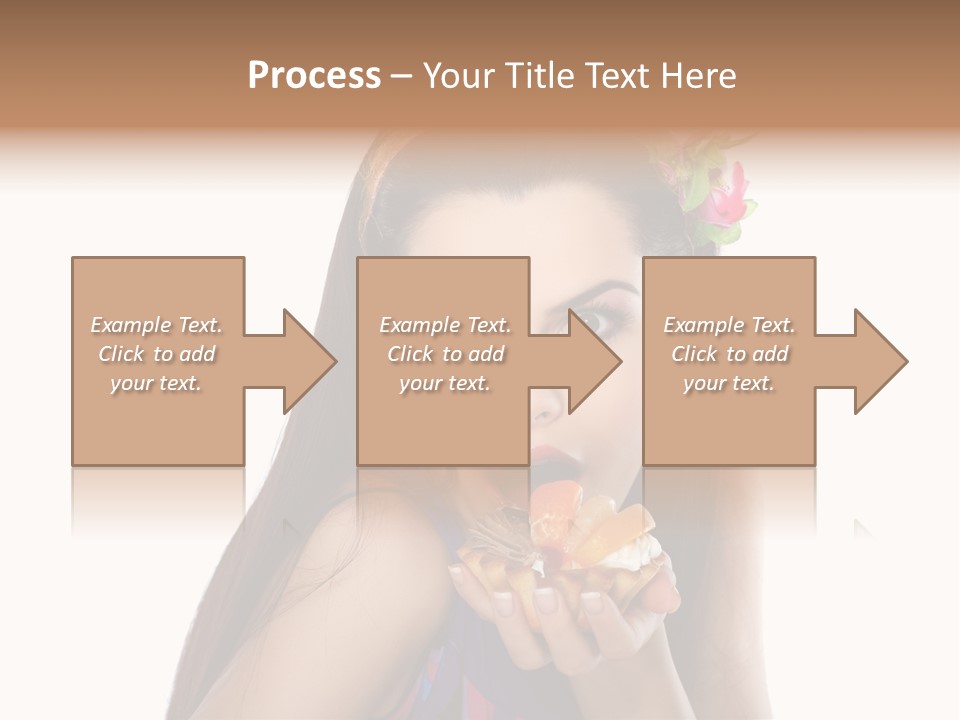 Long Female Fashion PowerPoint Template