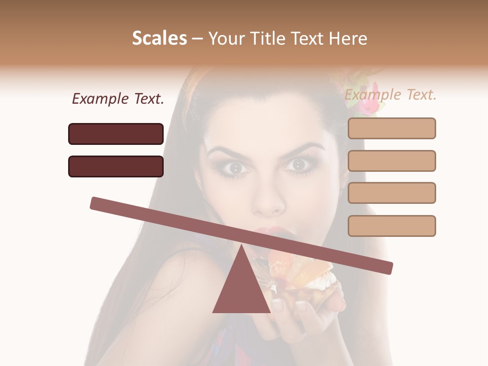 Long Female Fashion PowerPoint Template