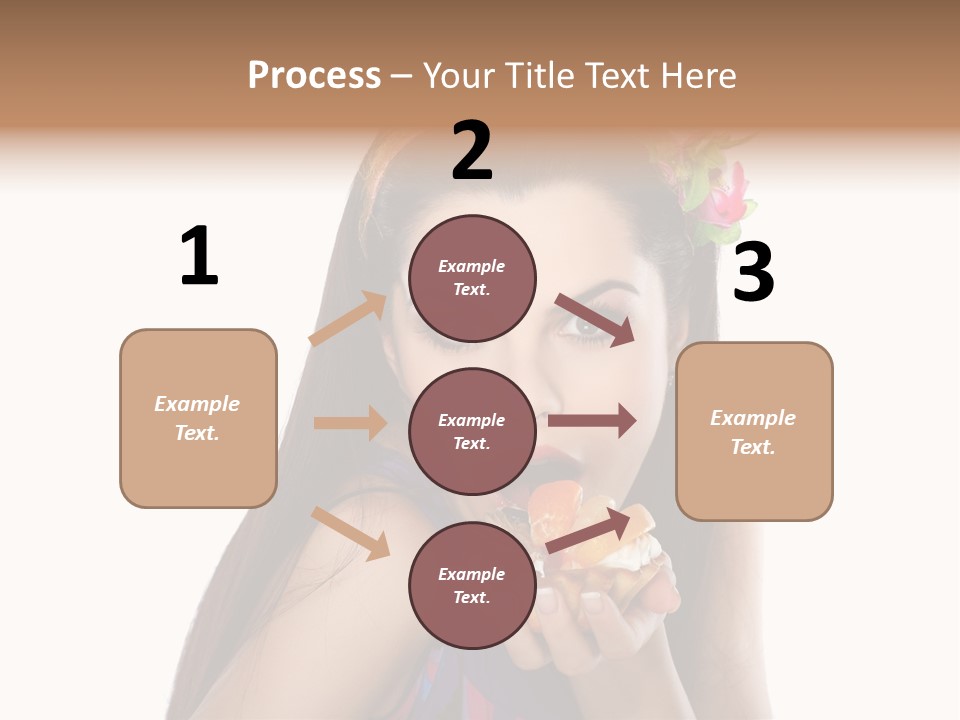 Long Female Fashion PowerPoint Template