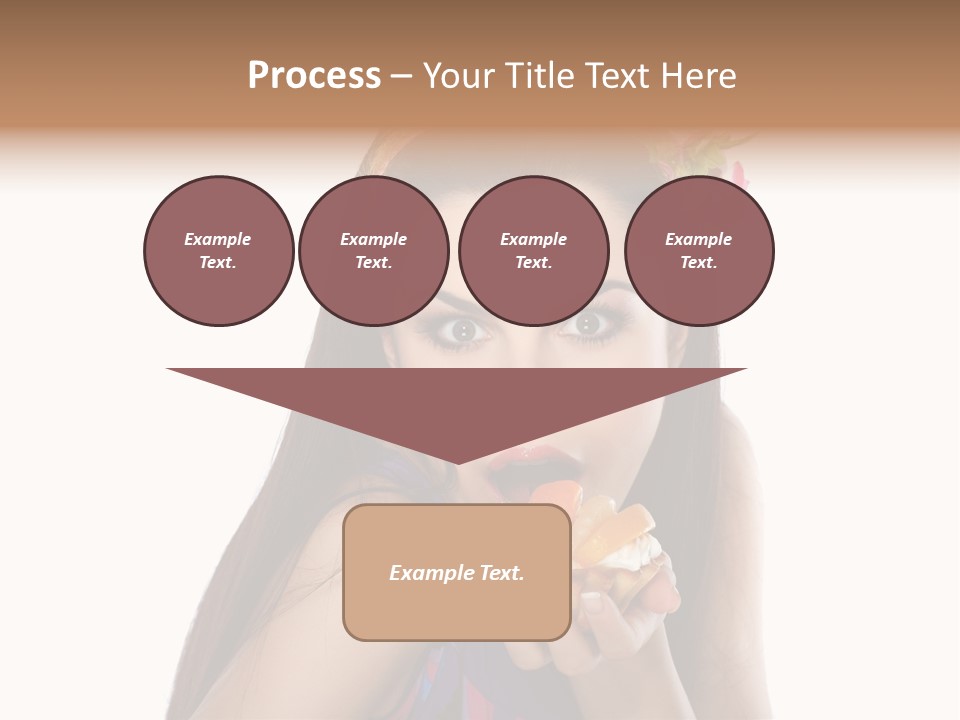 Long Female Fashion PowerPoint Template