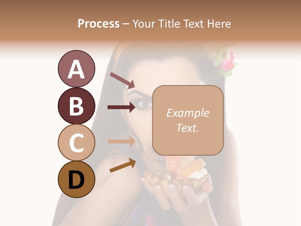 Long Female Fashion PowerPoint Template