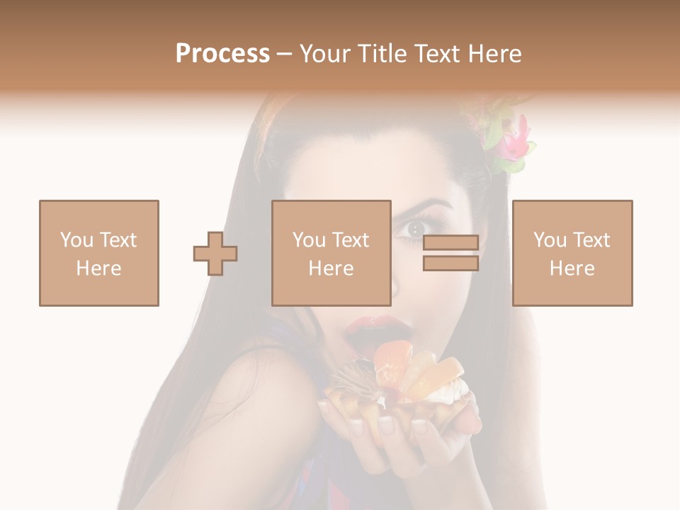 Long Female Fashion PowerPoint Template