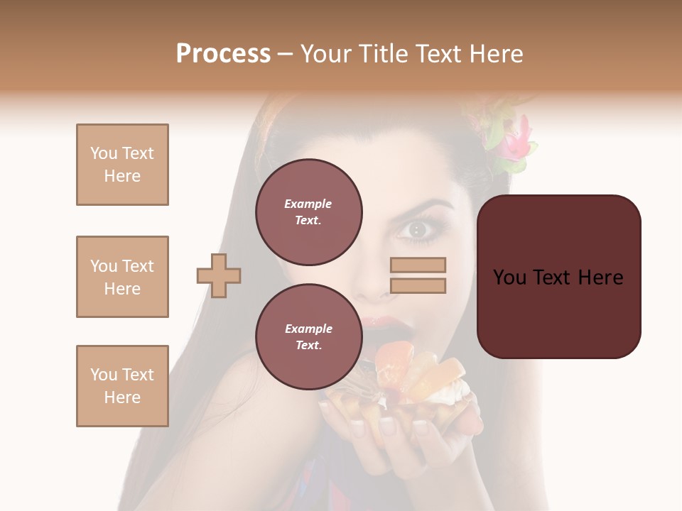 Long Female Fashion PowerPoint Template