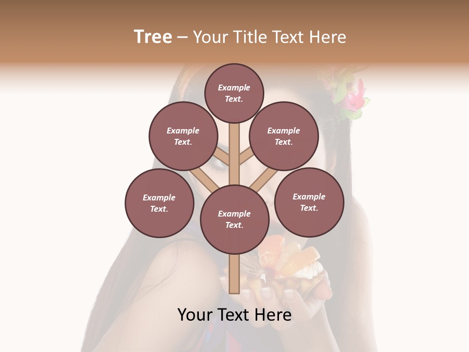 Long Female Fashion PowerPoint Template