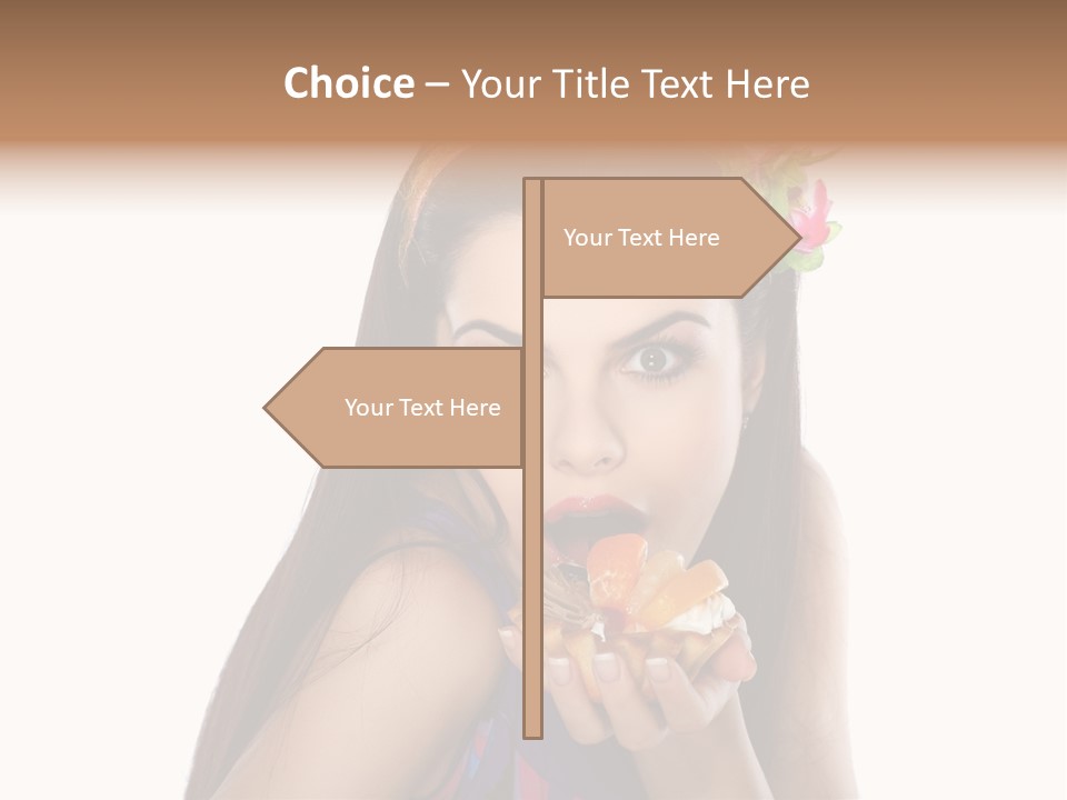 Long Female Fashion PowerPoint Template