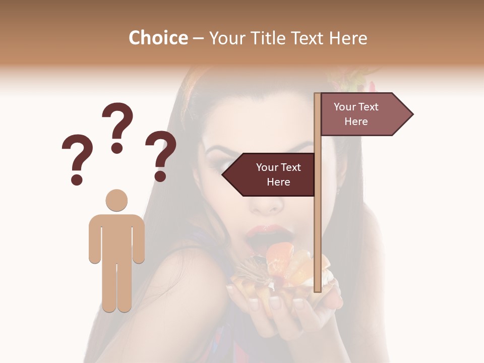 Long Female Fashion PowerPoint Template