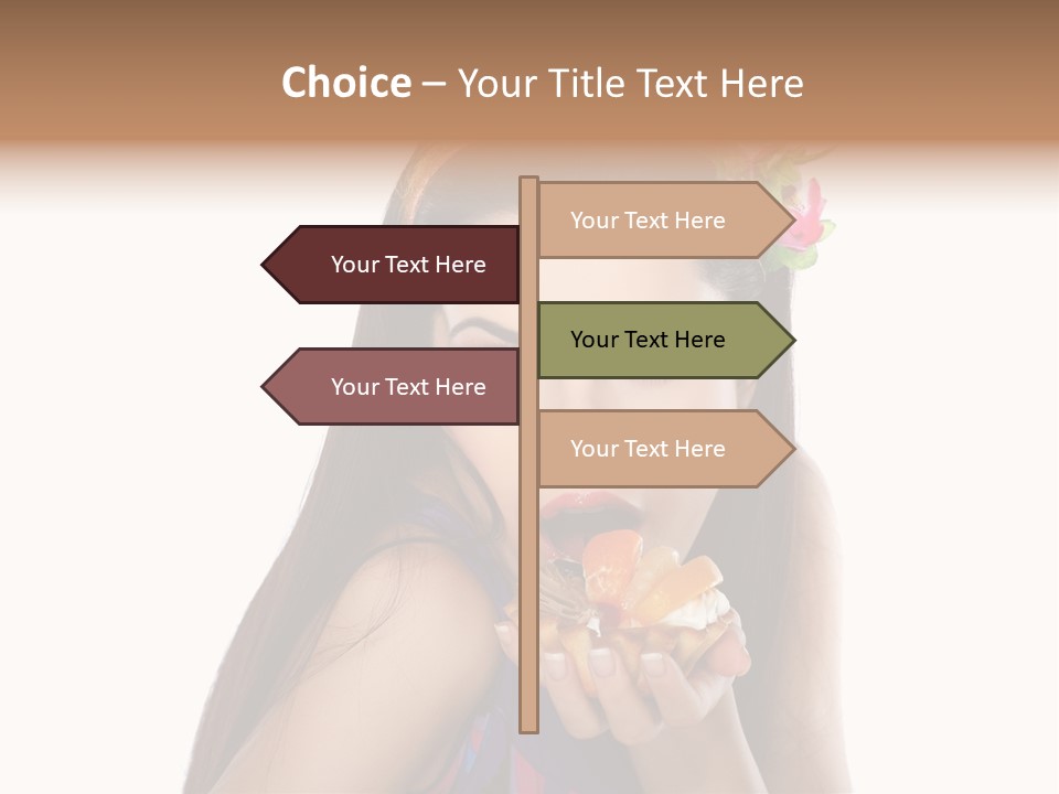 Long Female Fashion PowerPoint Template