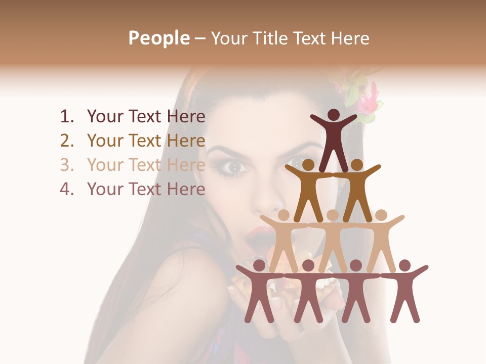 Long Female Fashion PowerPoint Template