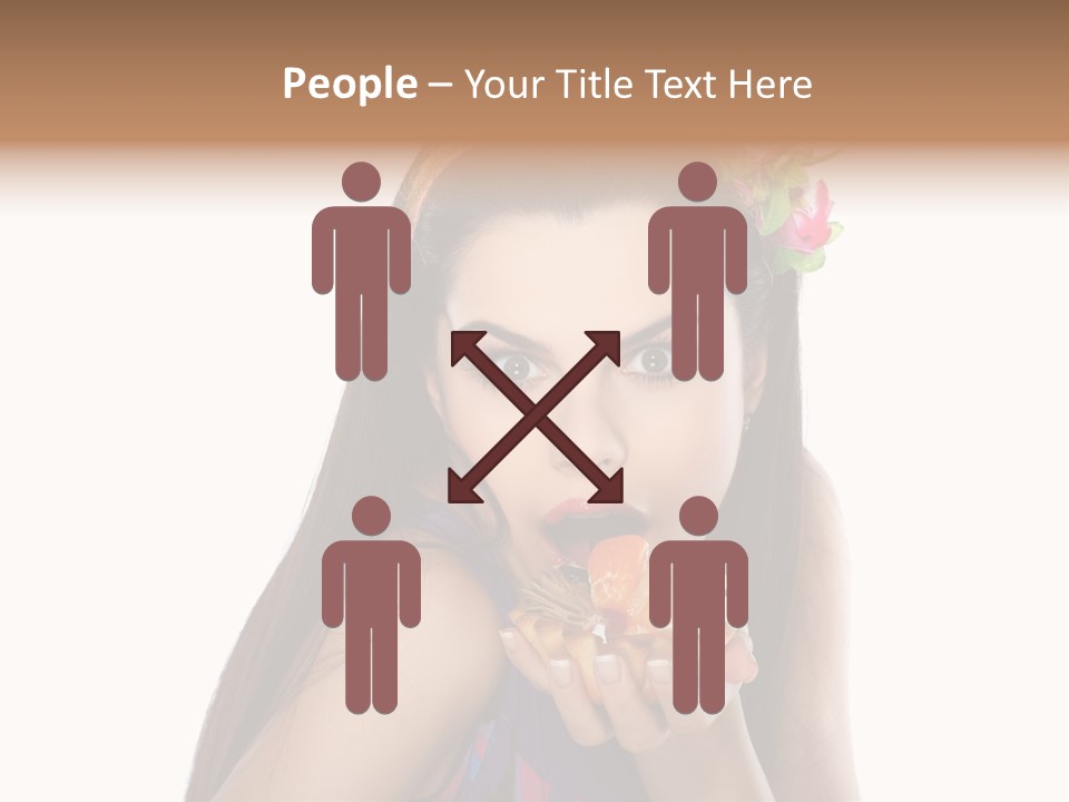 Long Female Fashion PowerPoint Template