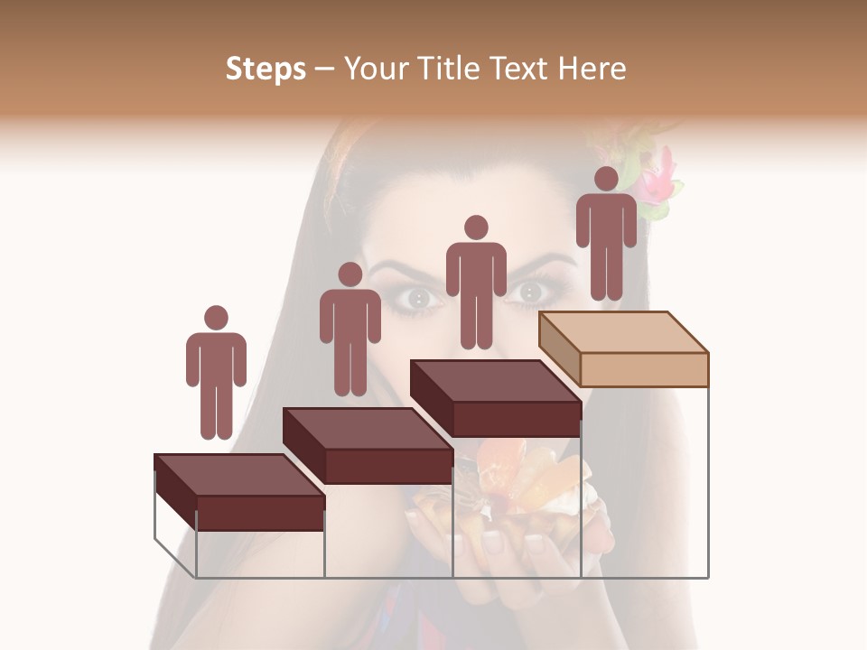 Long Female Fashion PowerPoint Template