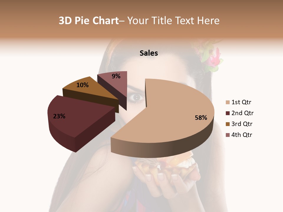 Long Female Fashion PowerPoint Template