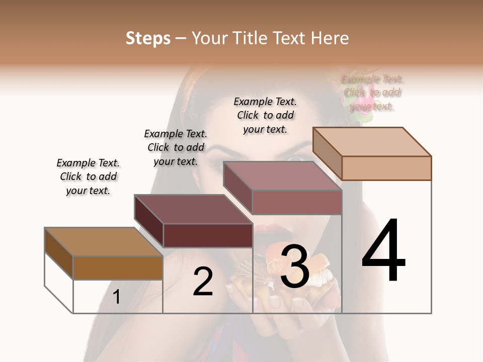 Long Female Fashion PowerPoint Template