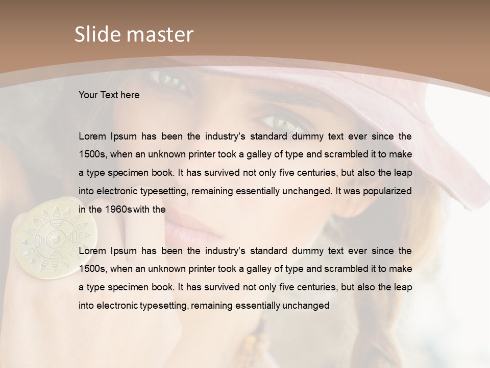 Beautiful Accessories One PowerPoint Template