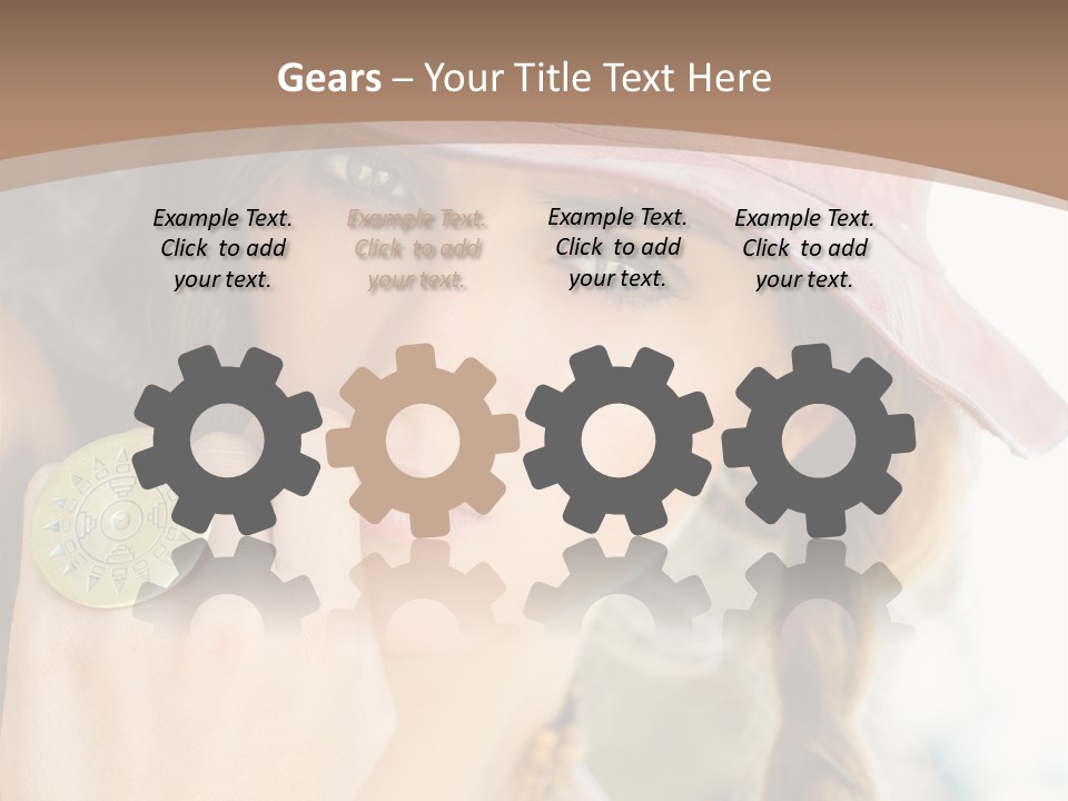 Beautiful Accessories One PowerPoint Template